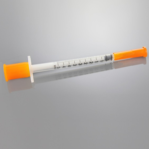 CE/ISO-godkjente engangsinsulinsprøyter 0,5 ml med fast kanyle (MT58005015)