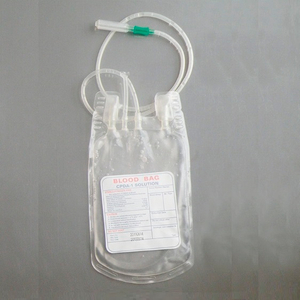 CE/ISO-godkjent CPDA-1, 450 ml enkeltpose blåseekstrudert blodpose (MT58071010)