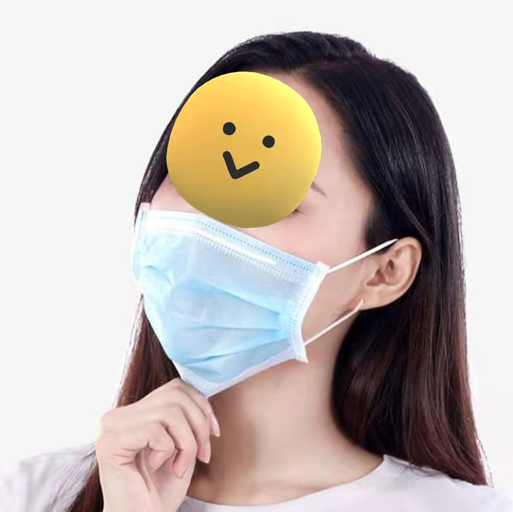 Ce&ISO-godkjent Non-Woven Face Mask Øreløkke 