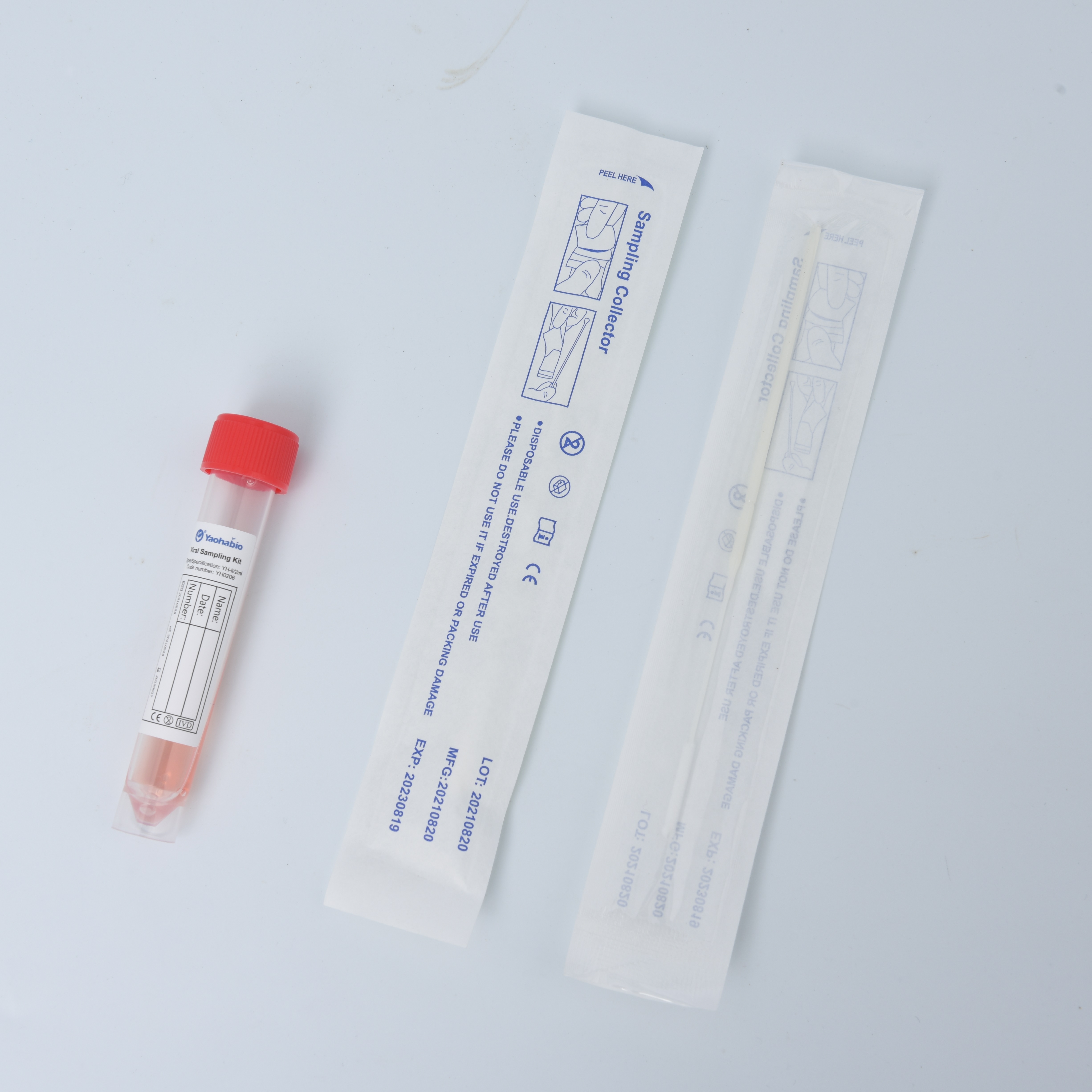 Medisinsk nukleinsyreekstraksjon viral prøvetakingsett for strupeprøve