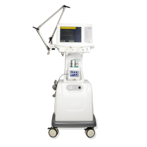 Ikke-invasiv oksygenbehandling ICU-ventilator med skjerm