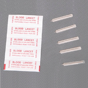 CE/ISO-godkjent medisinsk disponibel Flake Blood Lancet, S. S (MT58053001)