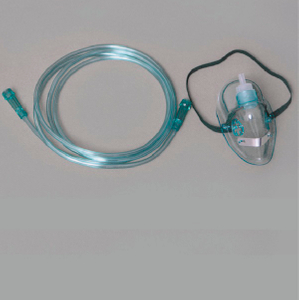 CE/ISO-godkjent standard oksygenmaske for voksne med slange (MT58027001)